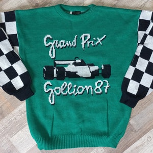 F1 Knit Sweater - Etsy