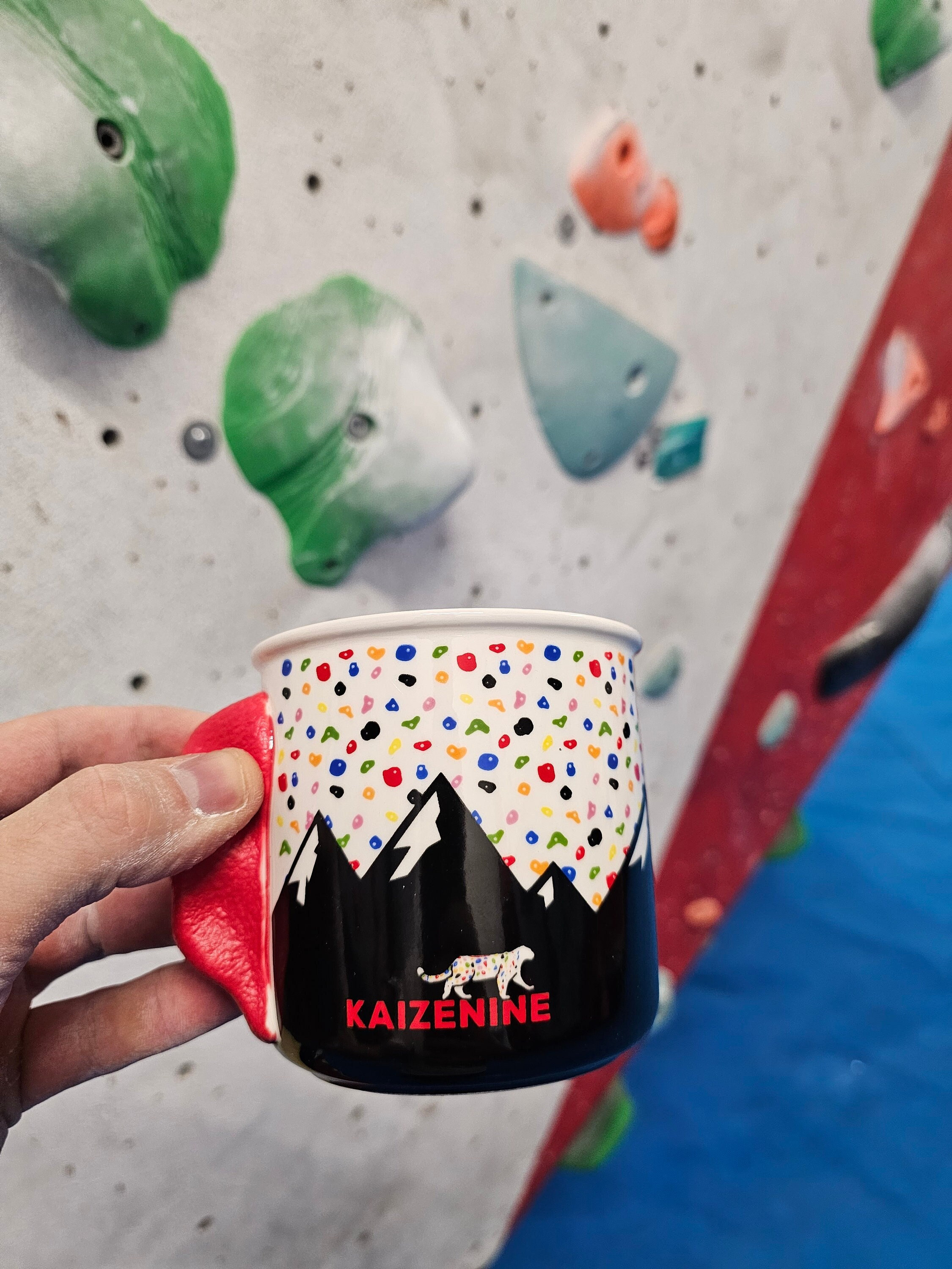 Rock Climbing Hold Mug Gift for Climber Climbing Cup Bouldering Gift