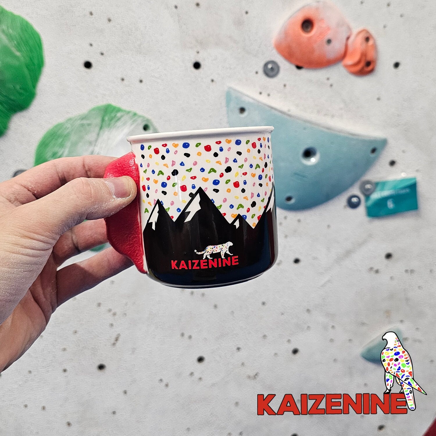 Rock Climbing Hold Mug Gift for Climber Climbing Cup Bouldering Gift for Climbers Handmade