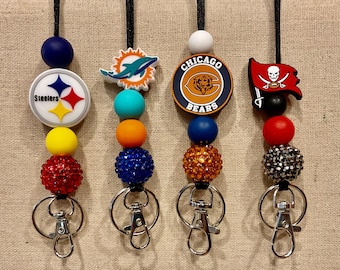 NFL Lanyards- NFL badge holders- NFL Football fans-