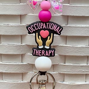 Occupational Therapist Lanyards- OT lanyards- Hospital lanyards- Teacher lanyards- ID Badge