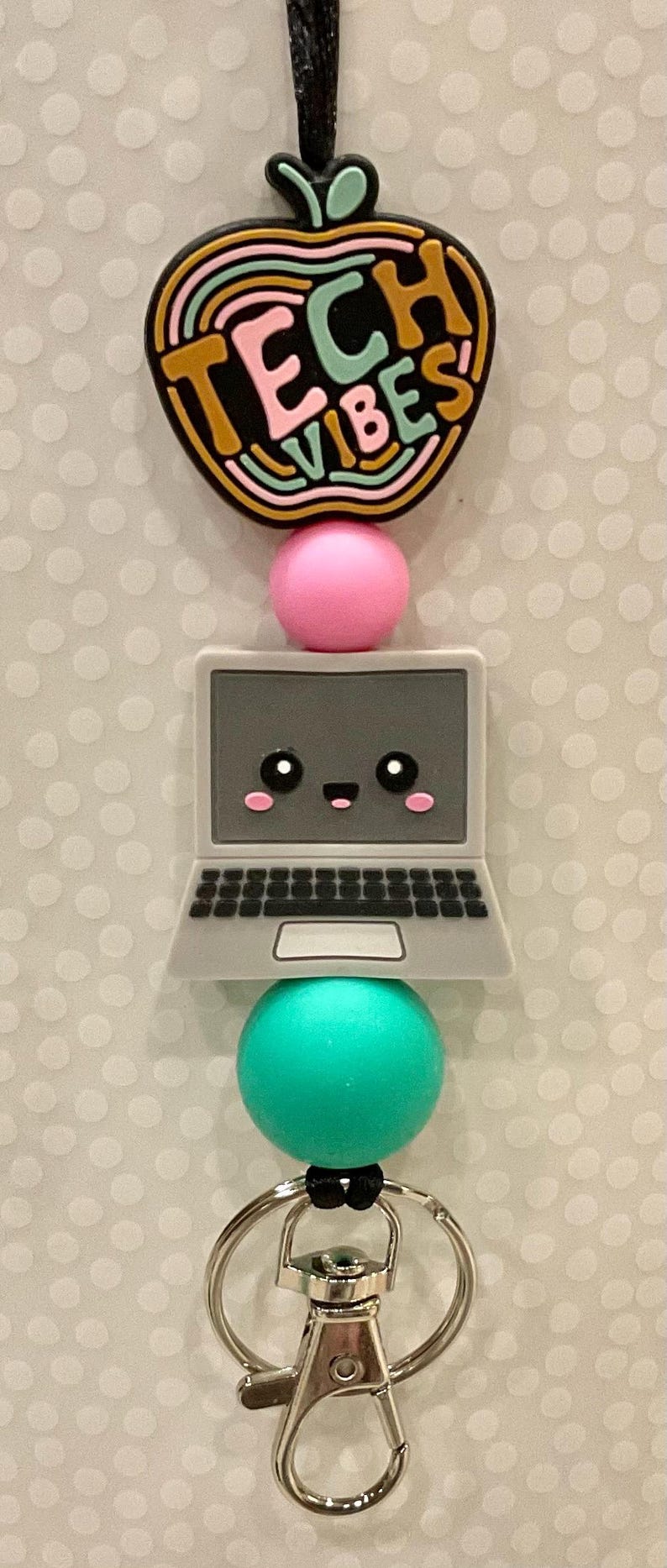 Technology Teacher Lanyard: Computer Charm, Break Away Clasp - Etsy