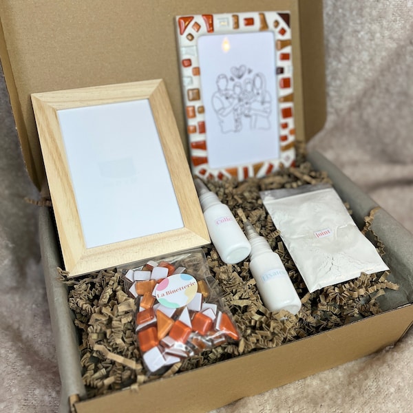 Coffret DIY mosaïque cadre photo