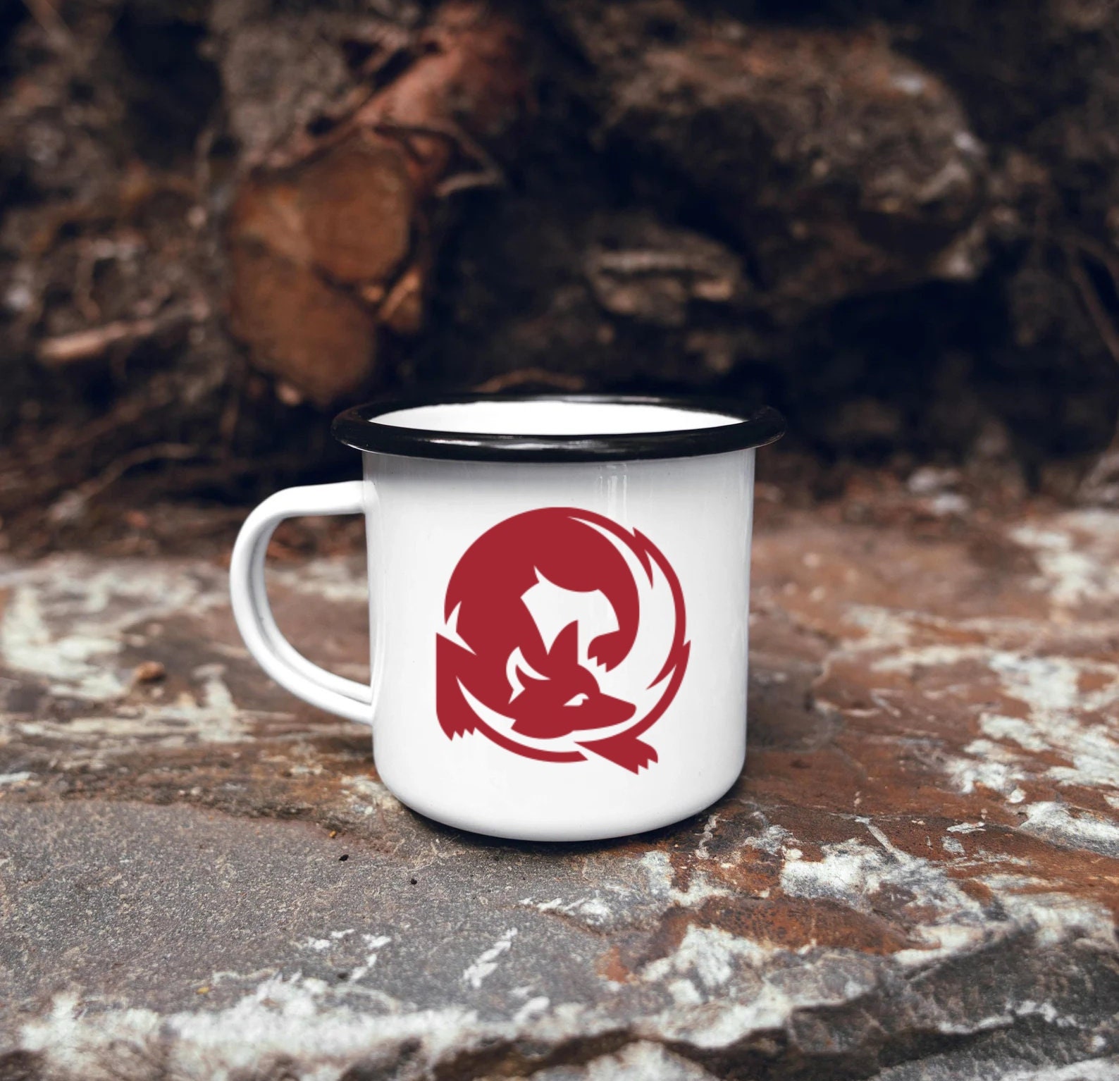 Enamel Camping Mug — Froth Coffee Roasters