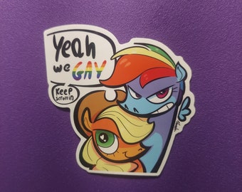 AppleDash gay sticker