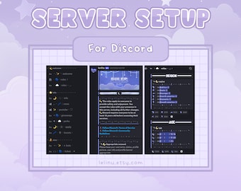 May include: A screenshot of a Discord server setup with a dark background and a purple and blue color scheme. The server has categories for welcome, rules, roles, info, news, youtube, giveaways, perks, apply, boosts, bots, and tickets. The server also has a region and age category.