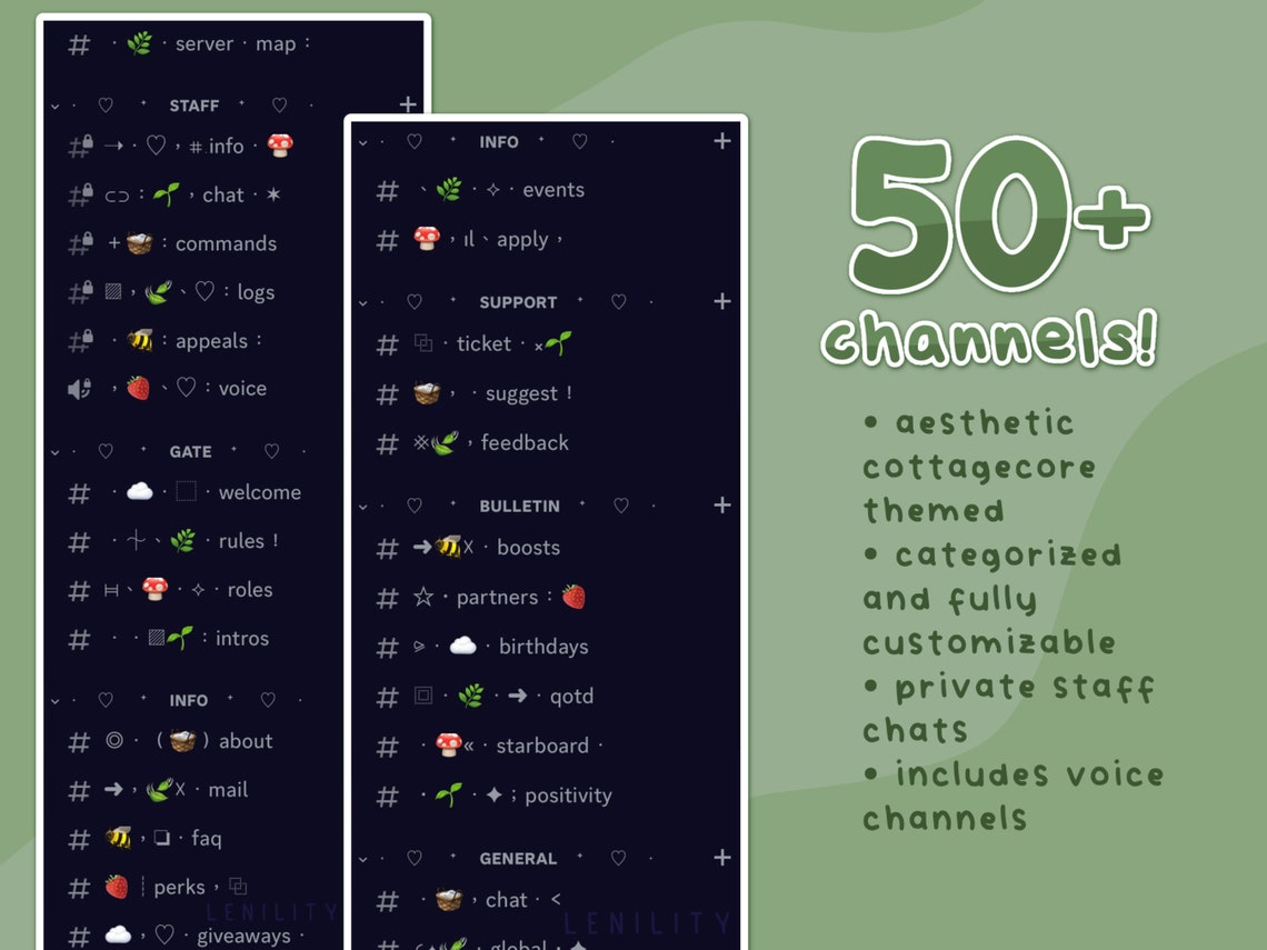 aesthetic-cottagecore-discord-server-template-50-channels-etsy