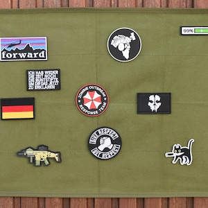 Tactical Patch Display Panel Holder Board for Military Army Combat Morale Uniform Hook and Loop Emblems, 18 Inches x 24 Inches (Small) , No Patches