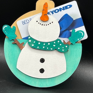 Frosty the Snowman Gift Card Holder Ornament