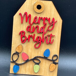 Christmas Lights Gift Card Holder Ornament