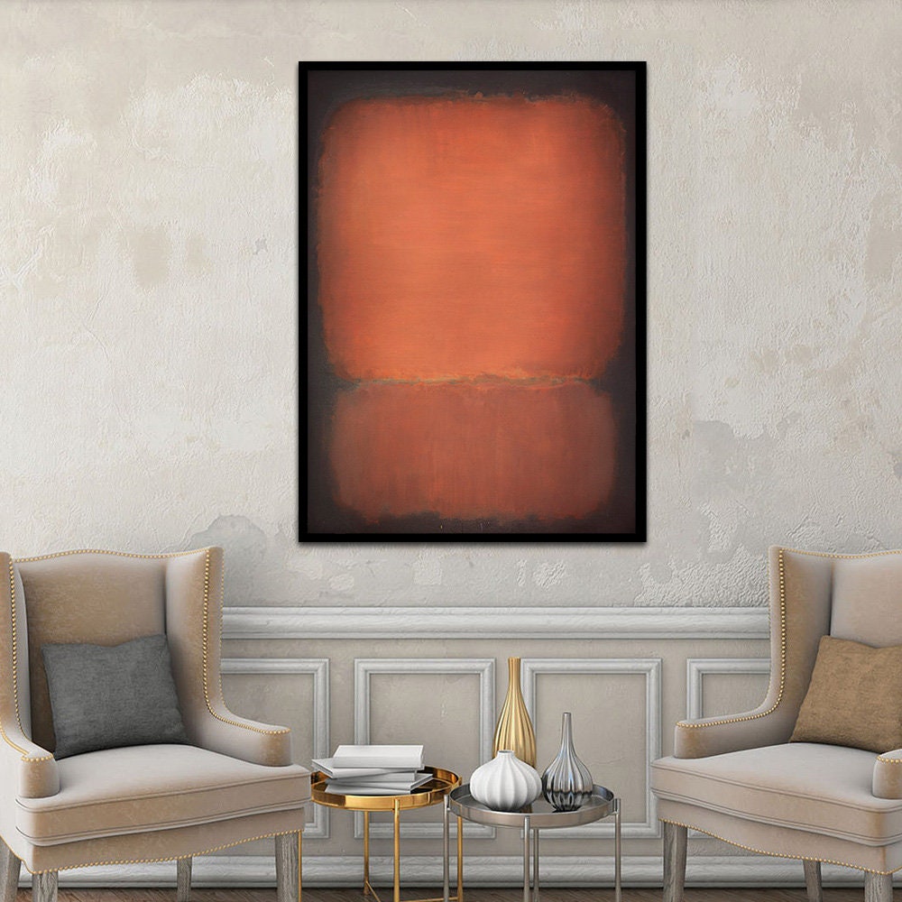 Mark Rothko Print Two Pieces Art Exhibition Modern Wall - Etsy