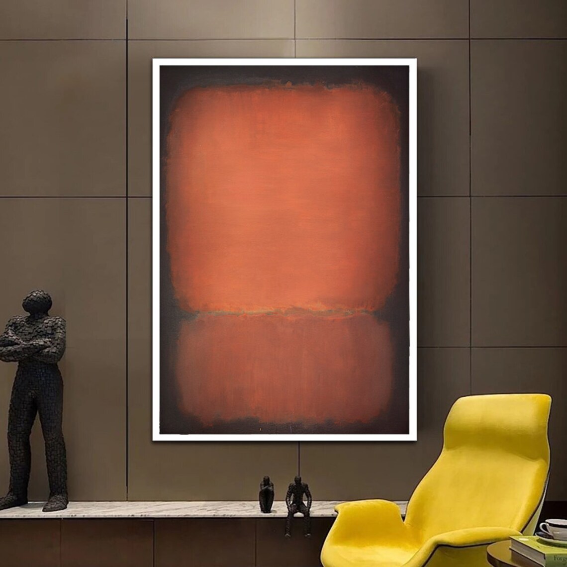 Mark Rothko Print Two Pieces Art Exhibition Modern Wall - Etsy