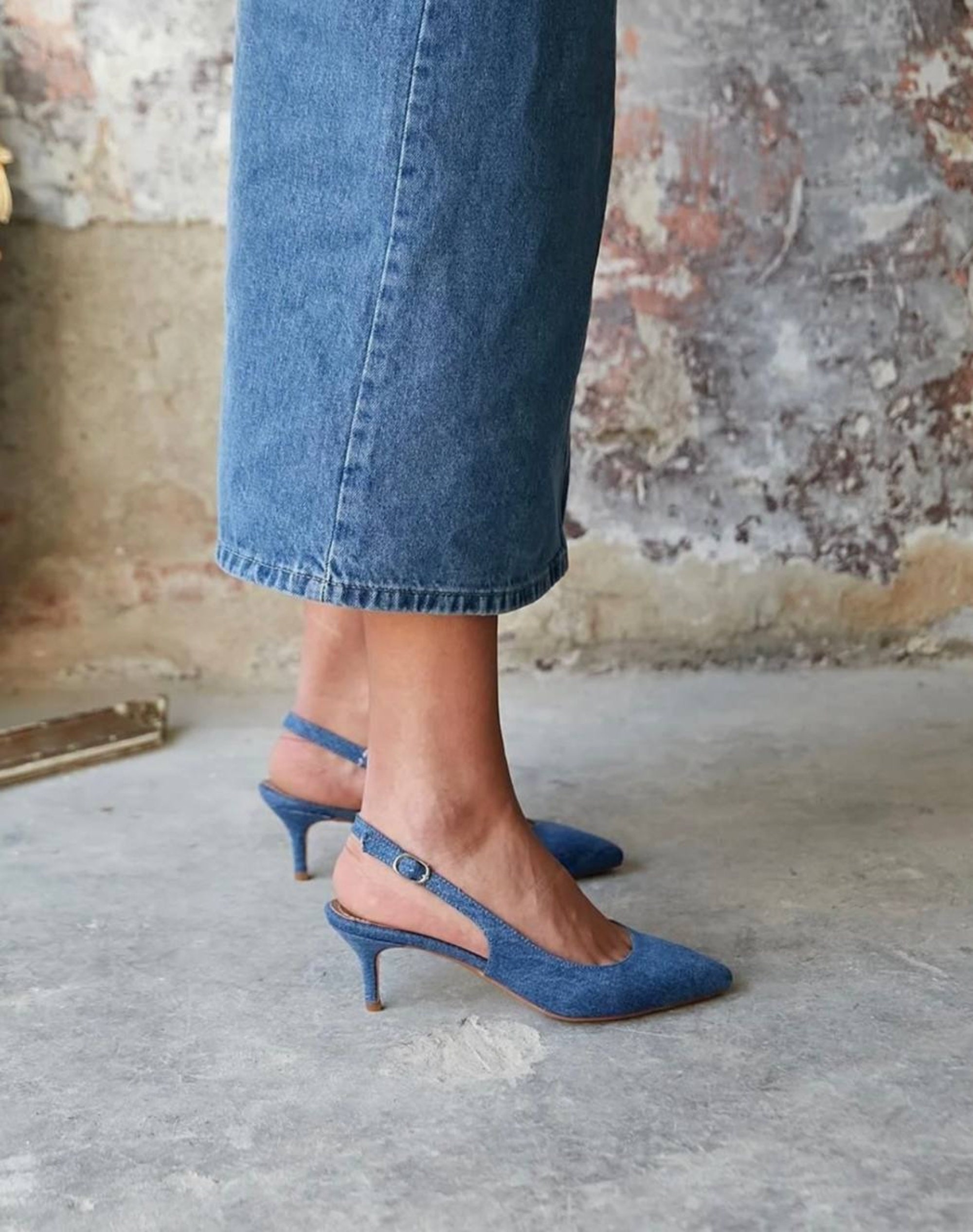 slingback low heels