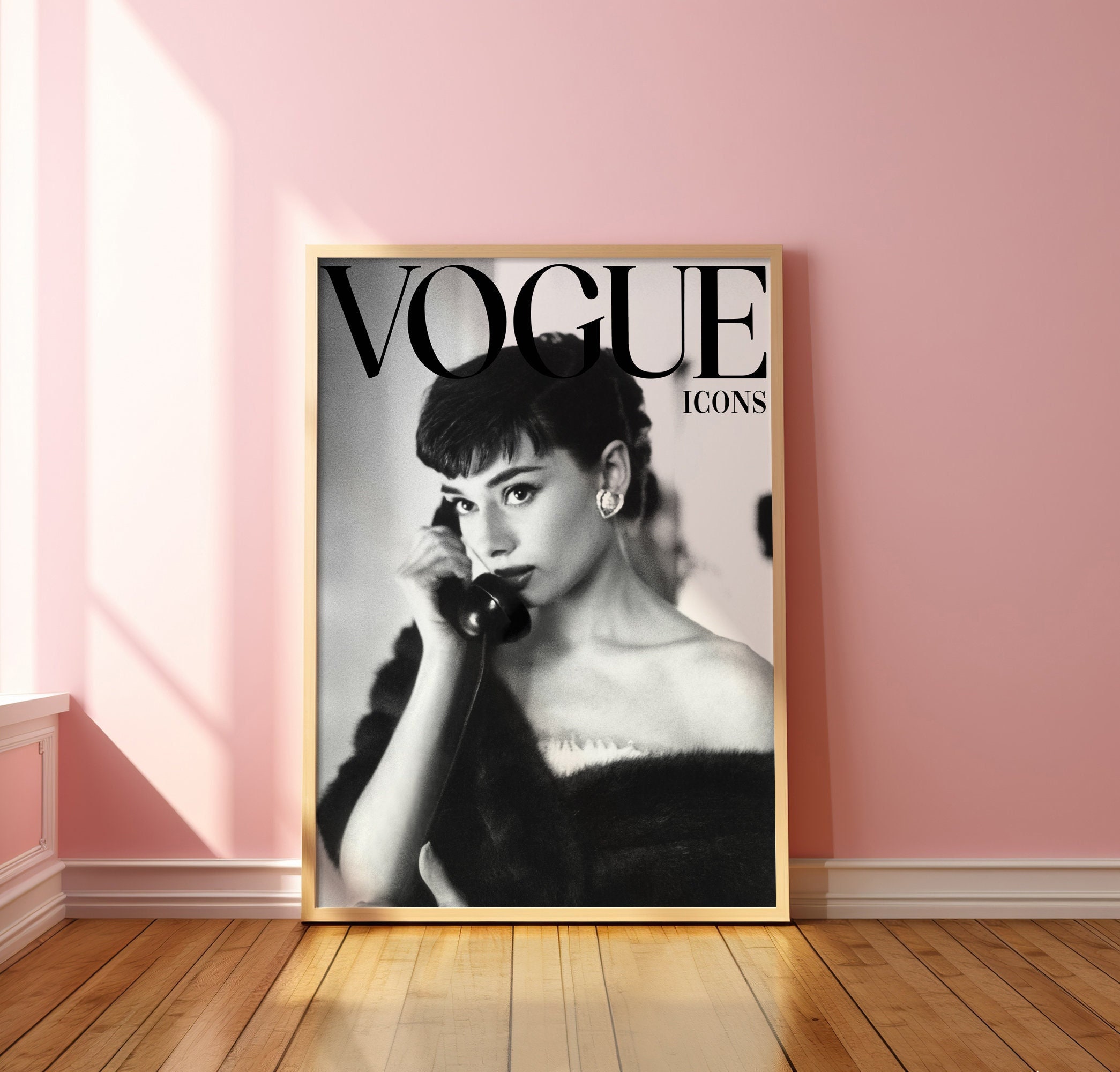 Affiche Vogue Zwart - Affiche A3 29x42cm