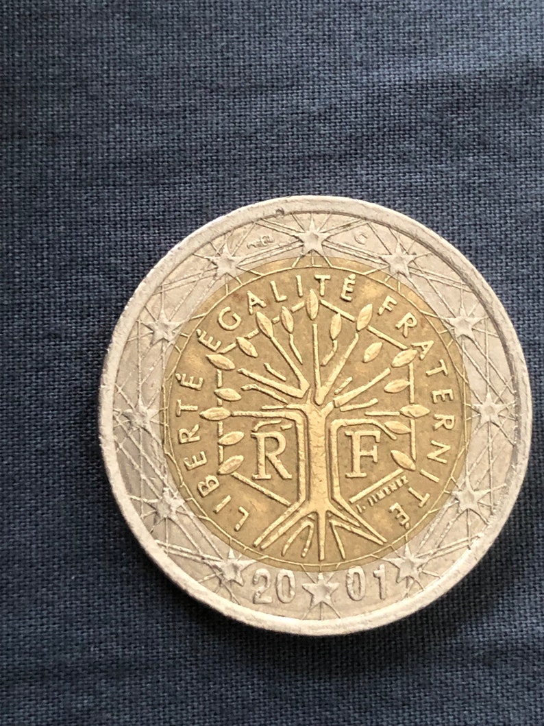 M nze 2 EURO Franz sisch 2001 SELTEN Etsy de M nze 2 EURO Franz sisch 2001 SELTEN Etsy de