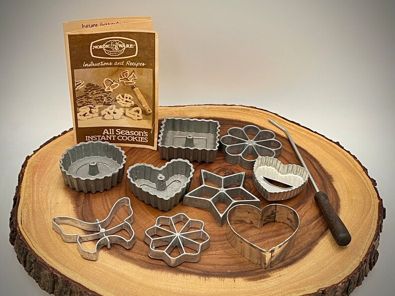 Nordic Ware Vintage 10 Piece Set of Timbale Irons and Cookie Cutters Etsy