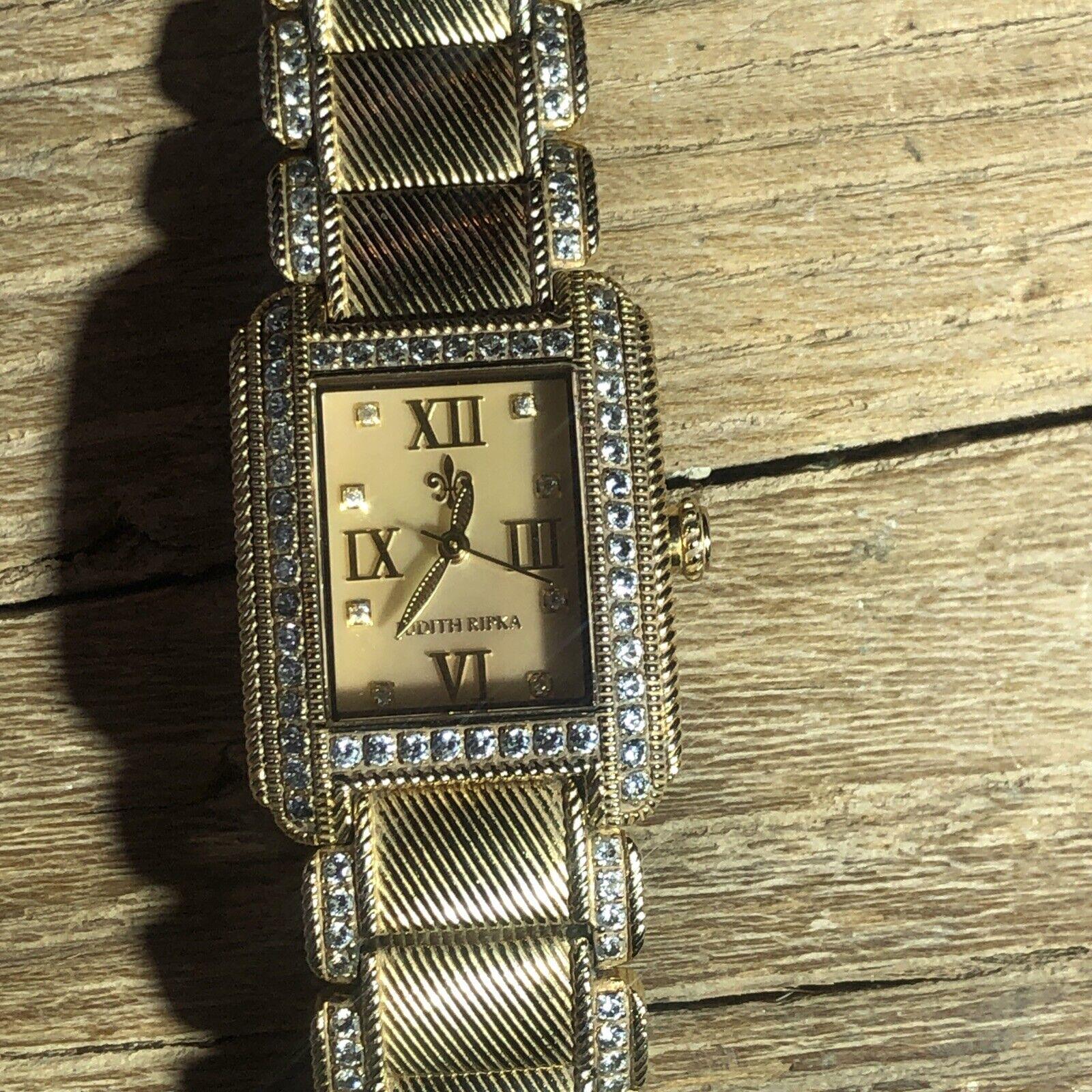 Judith Ripka Diamonique Stainless Steel Luxury Regent Watch  display picture 1