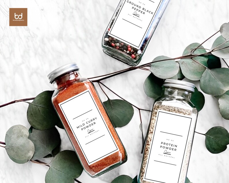 Editable Pantry Organization Labels for Kitchen Organization, Canva ...