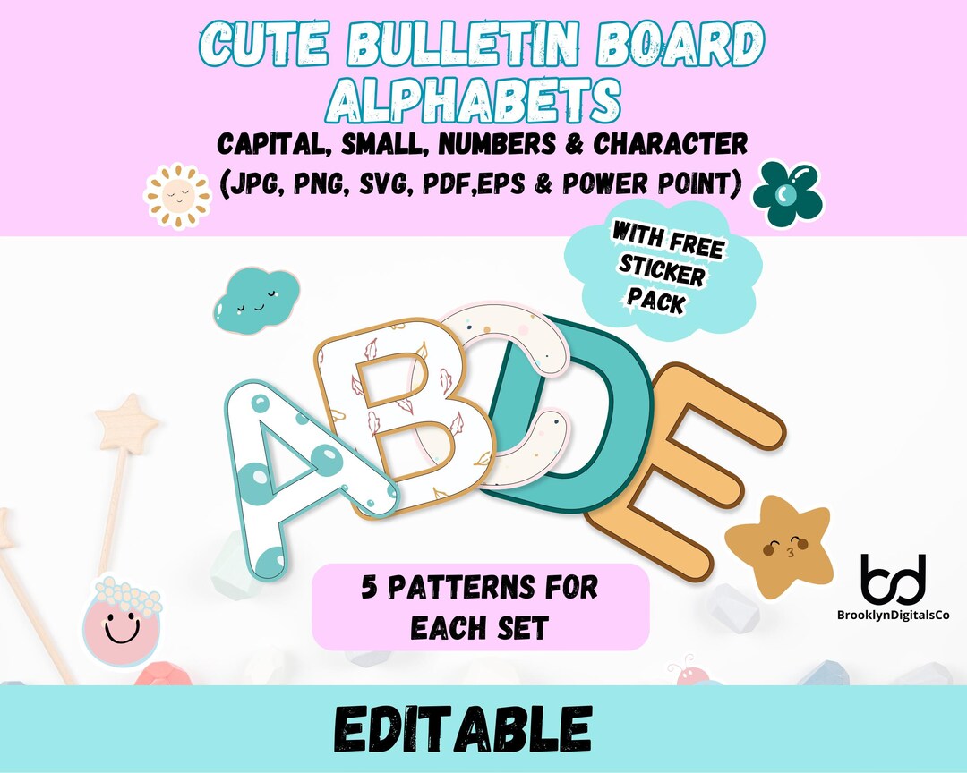 Custom Bulletin Board Letters, Back to School Bulletin Board Ideas ...