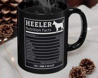 Mug chien de bétail, cadeaux bleus à talons, tasse à talons, cadeau pour maman de bouviers australiens, cadeau pour amateur de bouvillons, cadeau pour propriétaire de chien ACD, amateur de chiens de bouvier