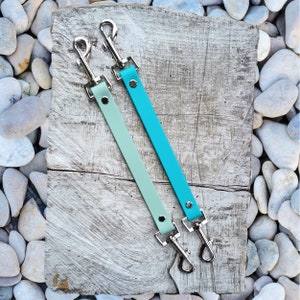 Safety Clip Connector for Dog Leash, Biothane Backup Connector, Prong Safety Catcher, Backup Connector, Safety Strap, Safety Clip Connector