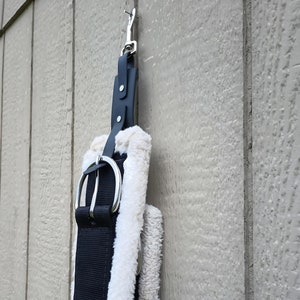 Girth Hanger, BioThane Horse Cinch Organizer, Cinch Holder, Hanging Tack Room Organization, Horse Cinch Hanger, Biothane Tack