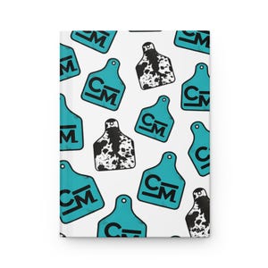 Personalized Cow Tag Hardcover Journal, Ranch Brand Livestock Planner, Western Notebook image 3