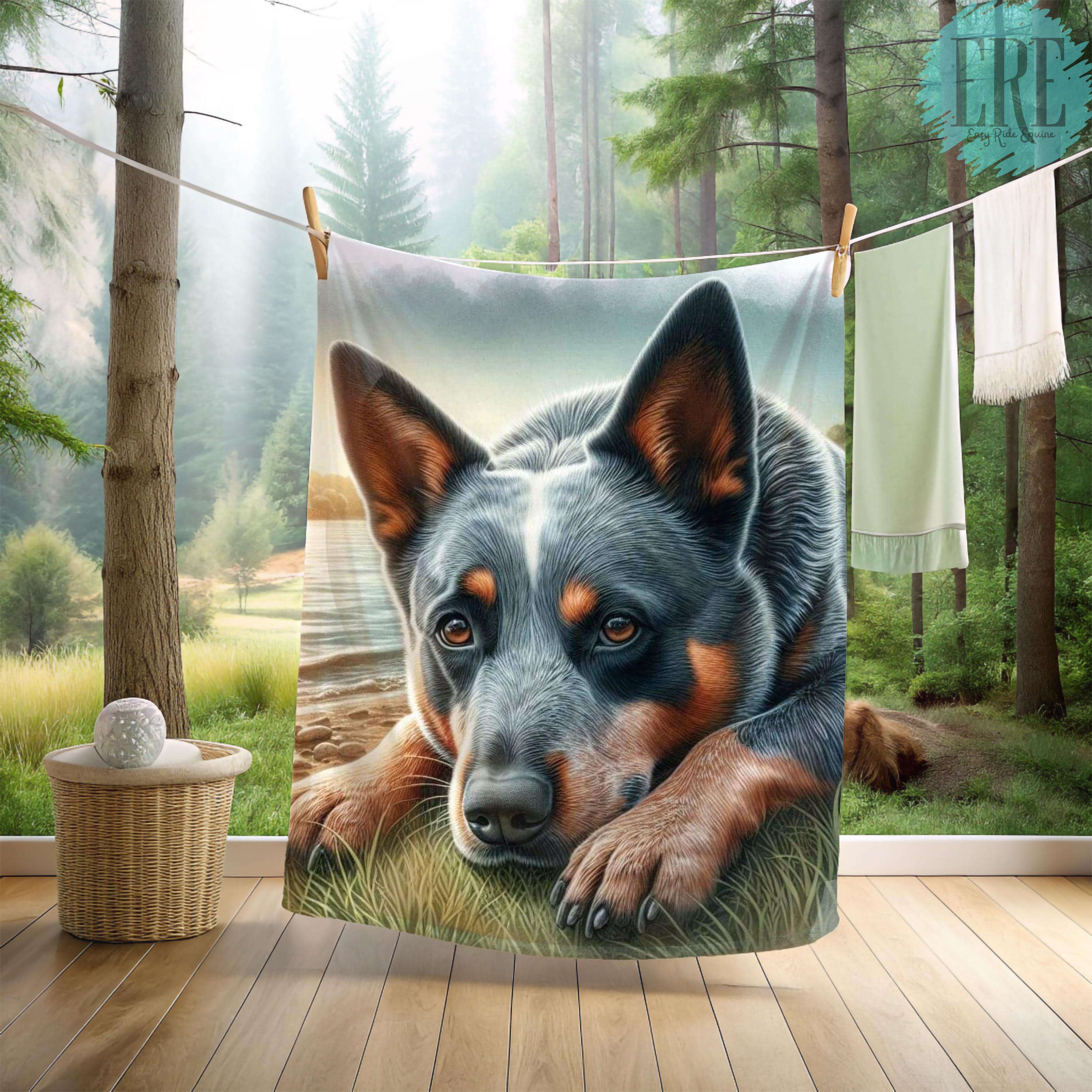 Cattle Dog Blanket Etsy Canada