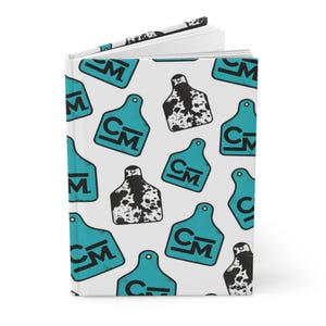 Personalized Cow Tag Hardcover Journal, Ranch Brand Livestock Planner, Western Notebook image 6