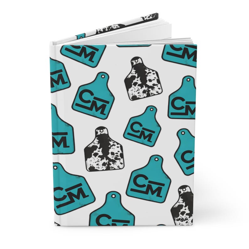 Personalized Cow Tag Hardcover Journal, Ranch Brand Livestock Planner, Western Notebook image 6