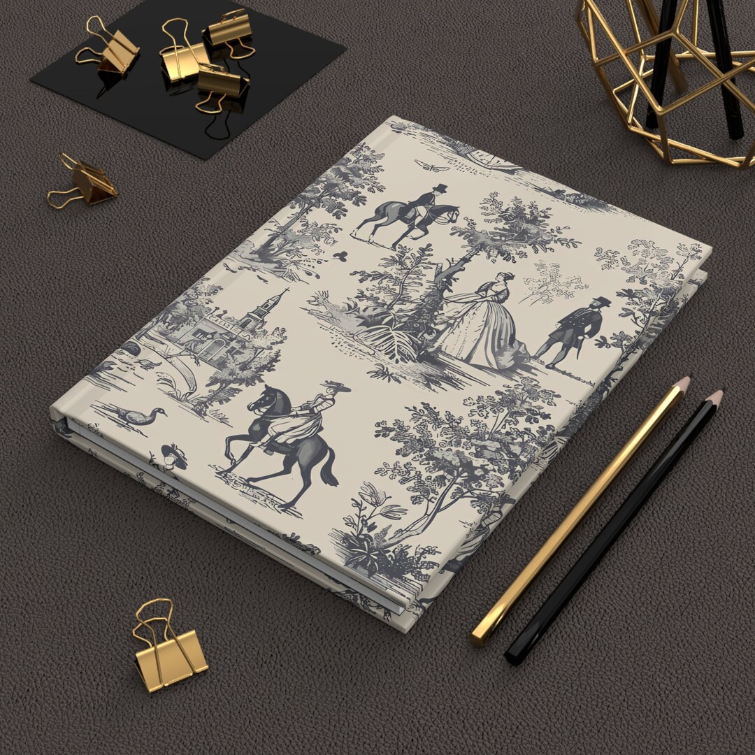 Vintage Western Toile Journal Cottagecore Journal Toile Gifts Luxury ...