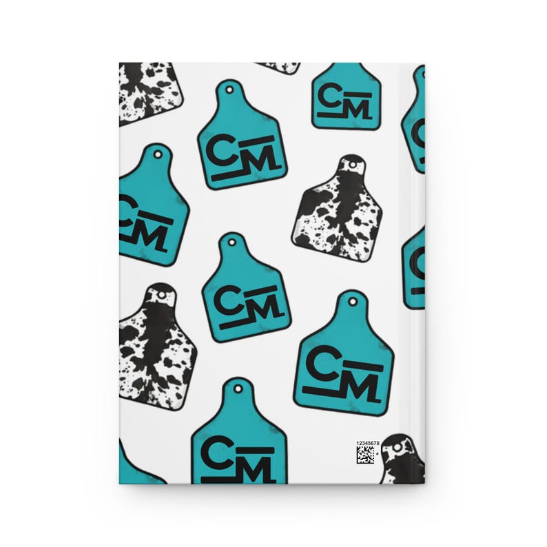 Personalized Cow Tag Hardcover Journal, Ranch Brand Livestock Planner, Western Notebook image 5