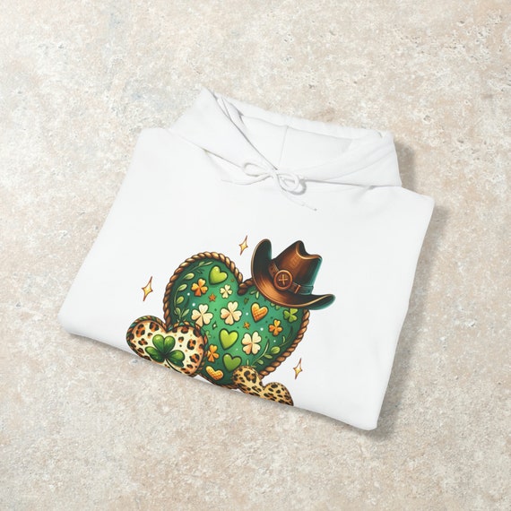 Shirtracer Hoodie Herren - St. Patricks Day Shamrock Pullover Mit Leprechaun & Pot Of Gold Motiv