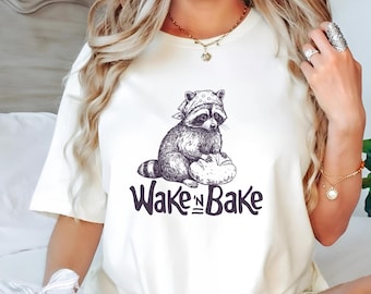 Wake and Bake Sourdough Shirt, Comfort Colors Funny Sourdough Shirt, Sourdough Starter Tee, Funny Bread Shirt Baker Gifts I Bake Bread Shirt