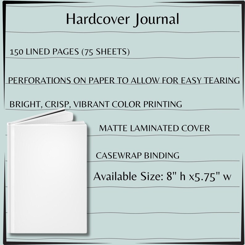 Personalized Cow Tag Hardcover Journal, Ranch Brand Livestock Planner, Western Notebook image 2