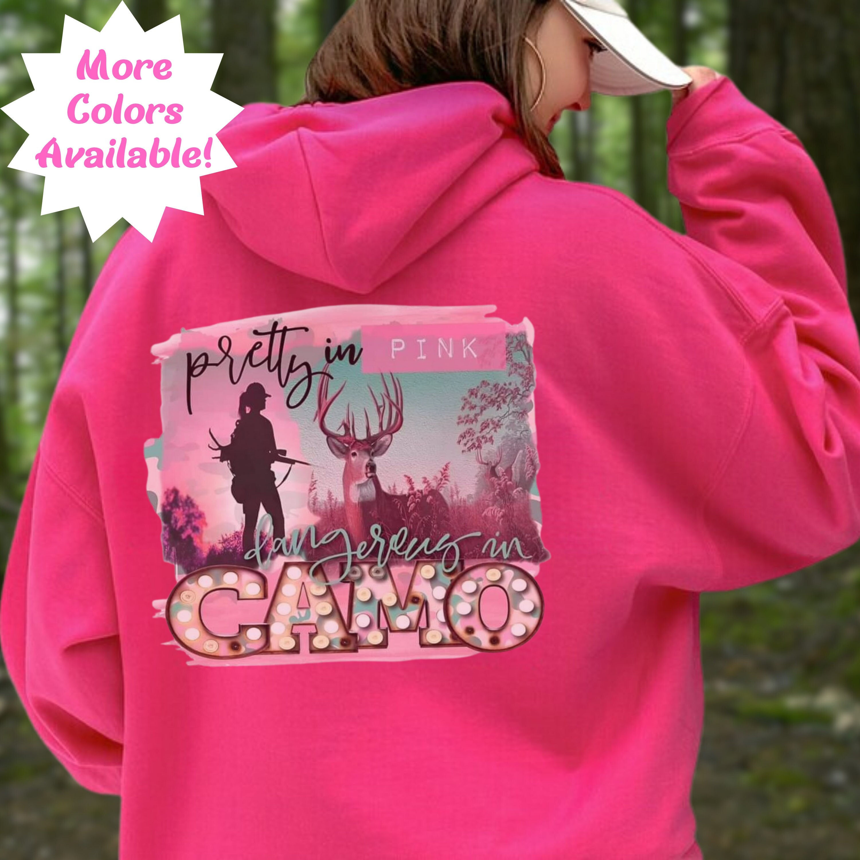 Pink camo hoodie - Etsy 日本