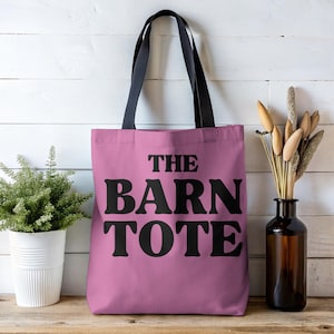 Pink Barn Tragetasche, Bauernhof Mädchen Geschenke, Pferdeshow Tasche, Geschenk für das Cowgirl, Pferdemädchen Tasche, FFA Geschenke, Bauernhof Show Tasche Organisation des Pferdes
