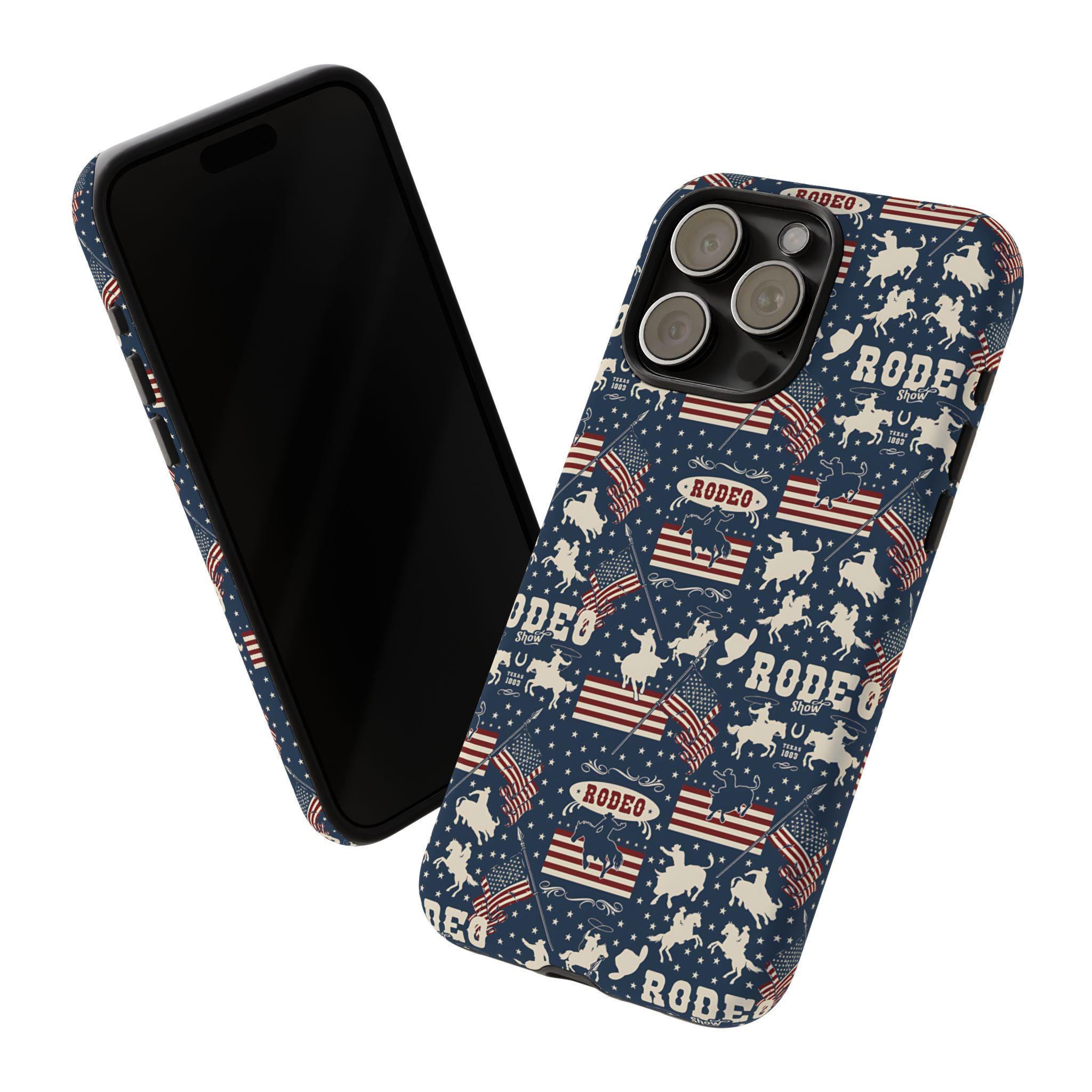 Funda Porta Celular Vaquera De Cuero Toros Jinete Rodeo | Envío gratis