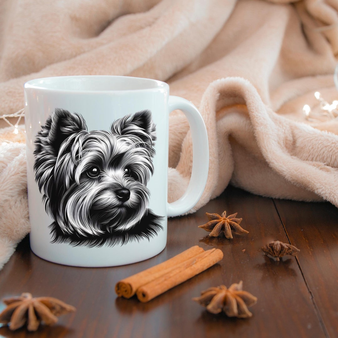 Yorkie Mug, Yorkshire Terrier Coffee Mug, Dog Loss Gift for Yorkie ...