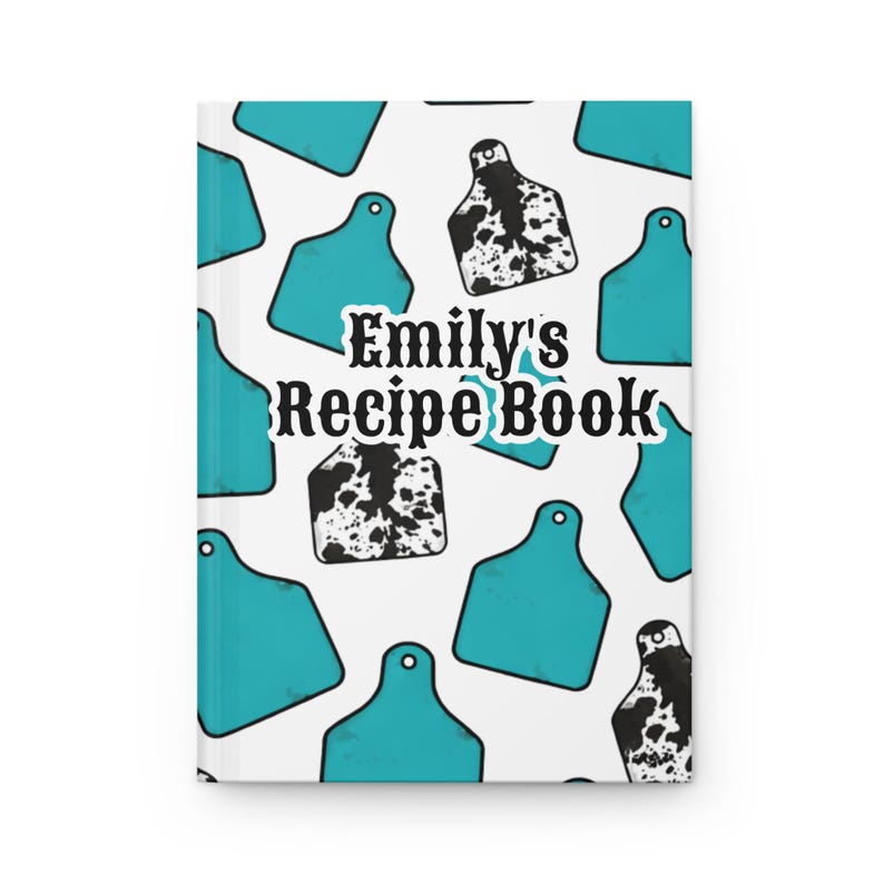 Personalized Cow Tag Hardcover Journal, Ranch Brand Livestock Planner, Western Notebook image 4
