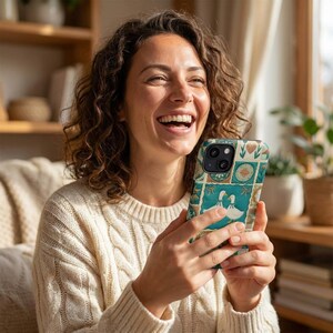 Thrifted Patchwork Goose Phone Case, Goose Lover Gift, Grandmacore Goose Mobile Phone Cover for Iphone 17 16 Pro Plus , Galaxy S26 S25 S24