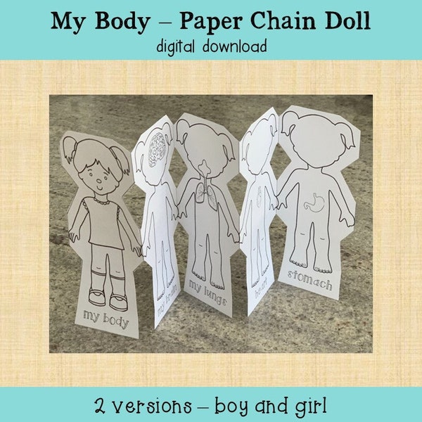 My Body - Paper Chain Doll