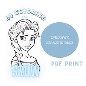 40 Snow Girl Kids Coloring Pages,best gift for booklove Cartoon coloring pages for kids, Coloring pages printable, Activities for kids, In