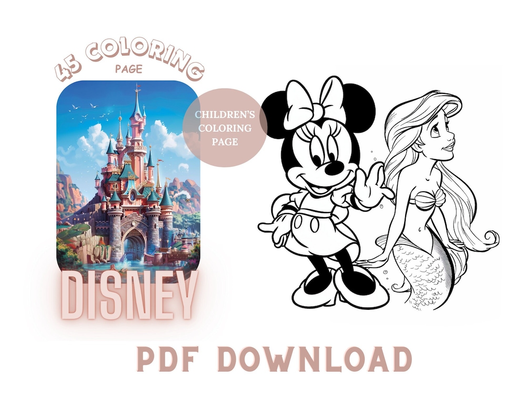 45 Coloring Pages, Cartoon Coloring Pages for Kids, Coloring Pages