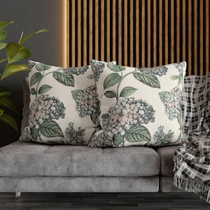 Thibaut Grün Floral Block Kissenbezug Doppelseitig Geschenke