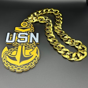 Oversized Navy Chief, Senior Chief, Master Chief Anchor Chain