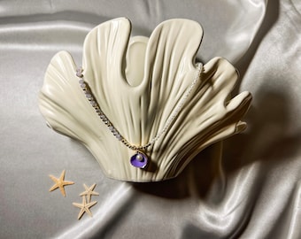 6 個パック 素朴な断片化されたマルチ フローライト ファセット 三日月