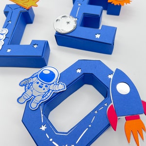 Lettre 3D papier cartonnée