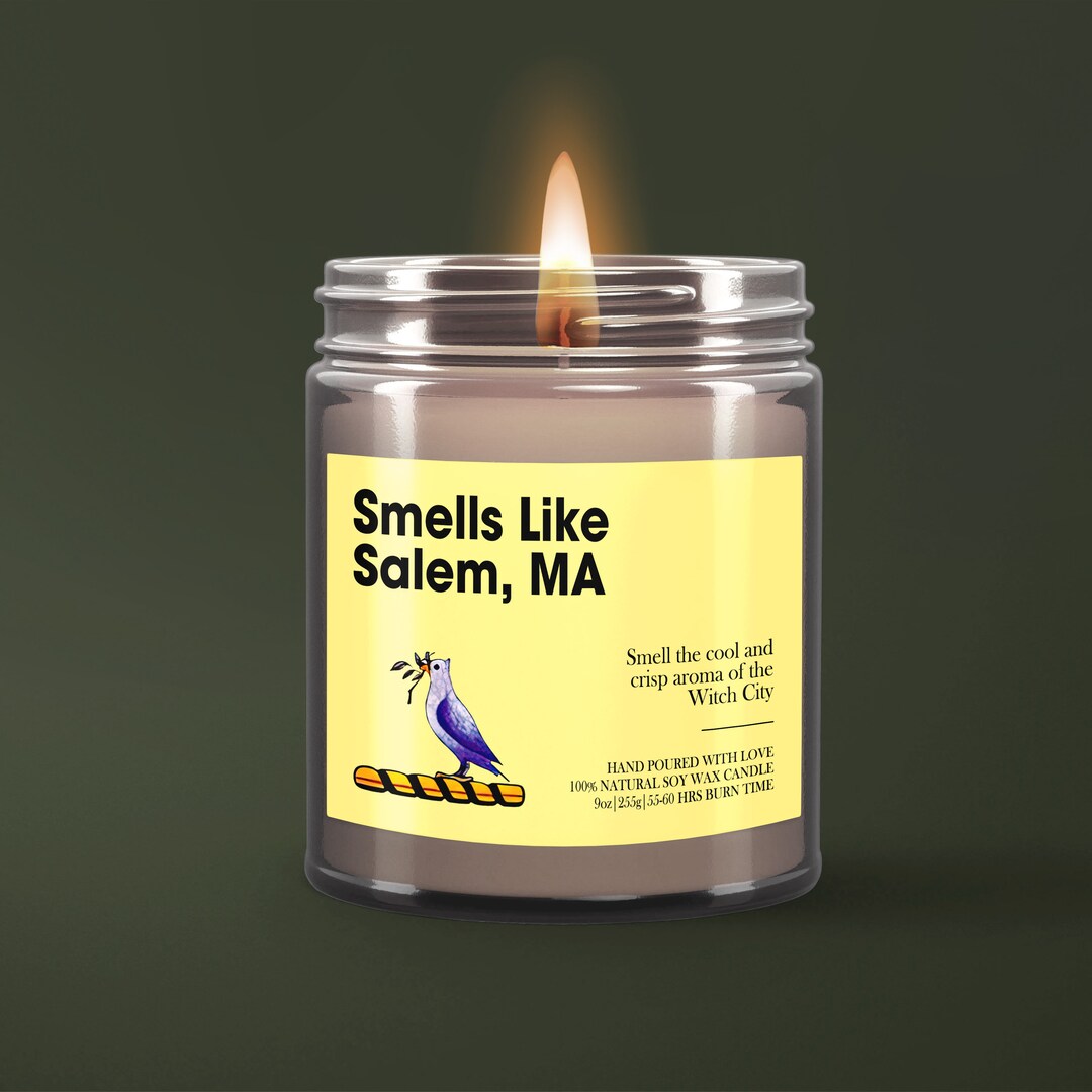 Smells Like Salem Massachusetts Win Candle Salem Etsy