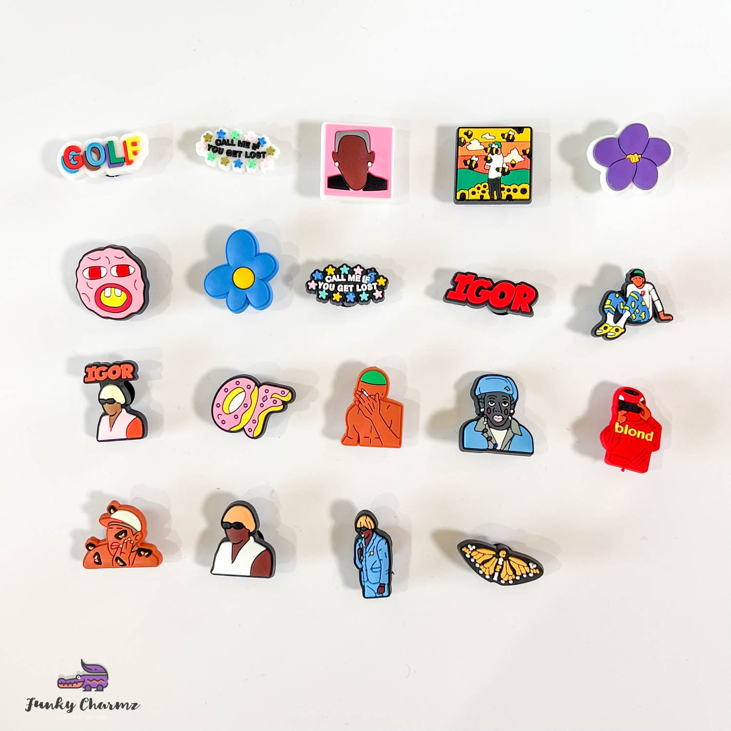 Tyler, the Creator IGOR GOLF Shoe Charms Crocs Charms Jibbitz for Crocs